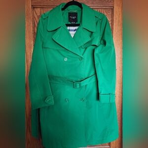 Kate Spade Emerald Green Trench Coat